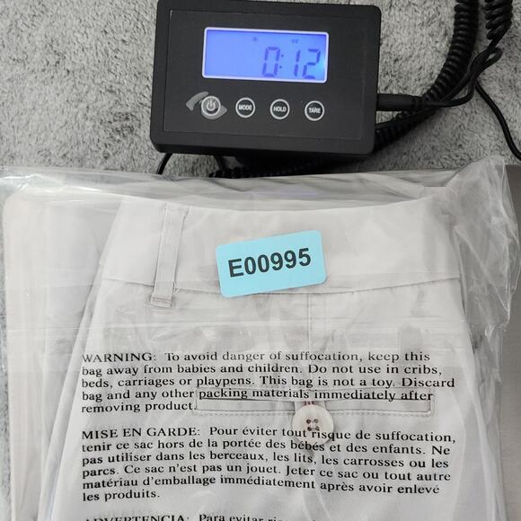 Vintage Talbots Pants Womens 2 Beige Khaki Stretch Cotton High Rise Straight Leg - Picture 9 of 9